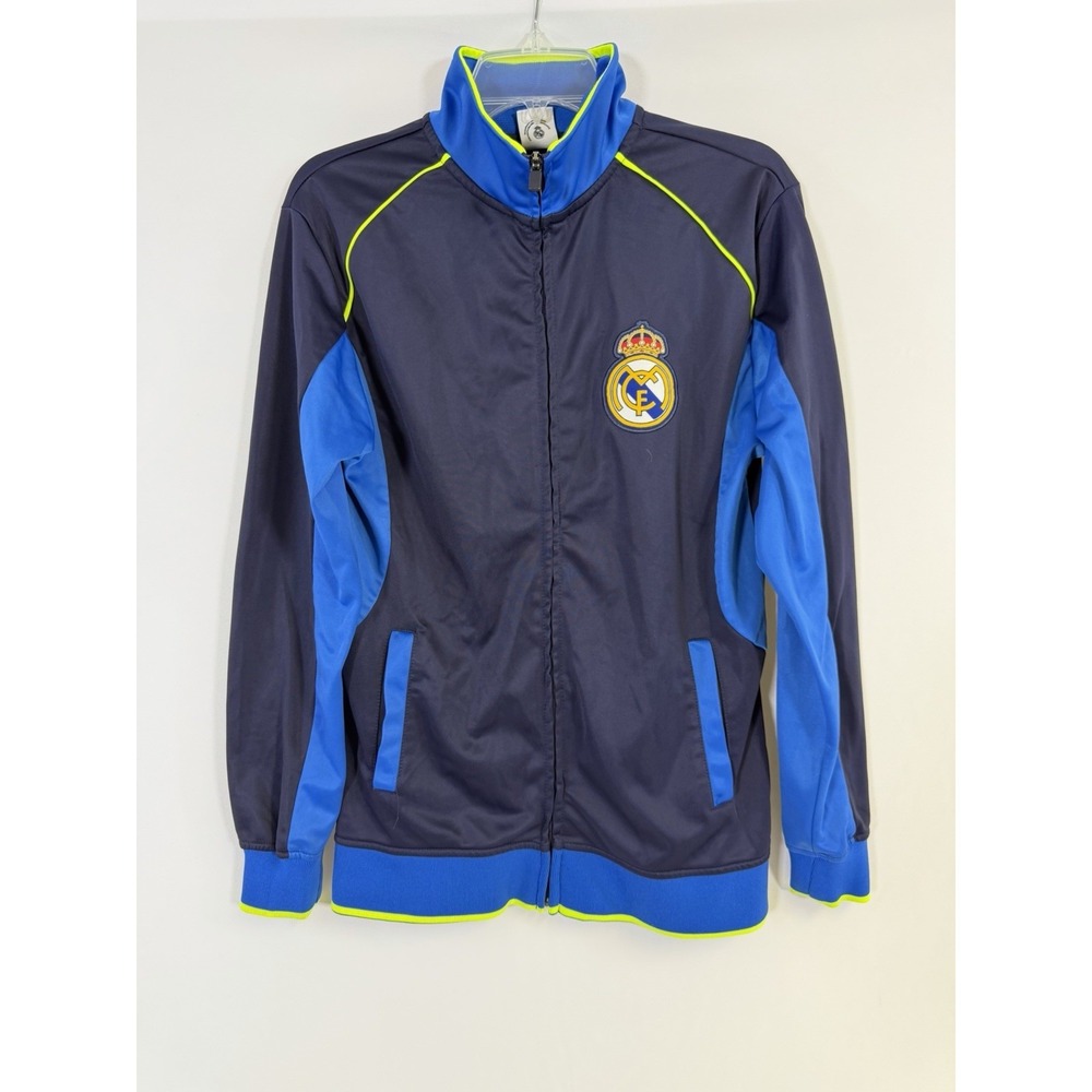 Real Madrid full Zip Jacket Mens S Soccer Football